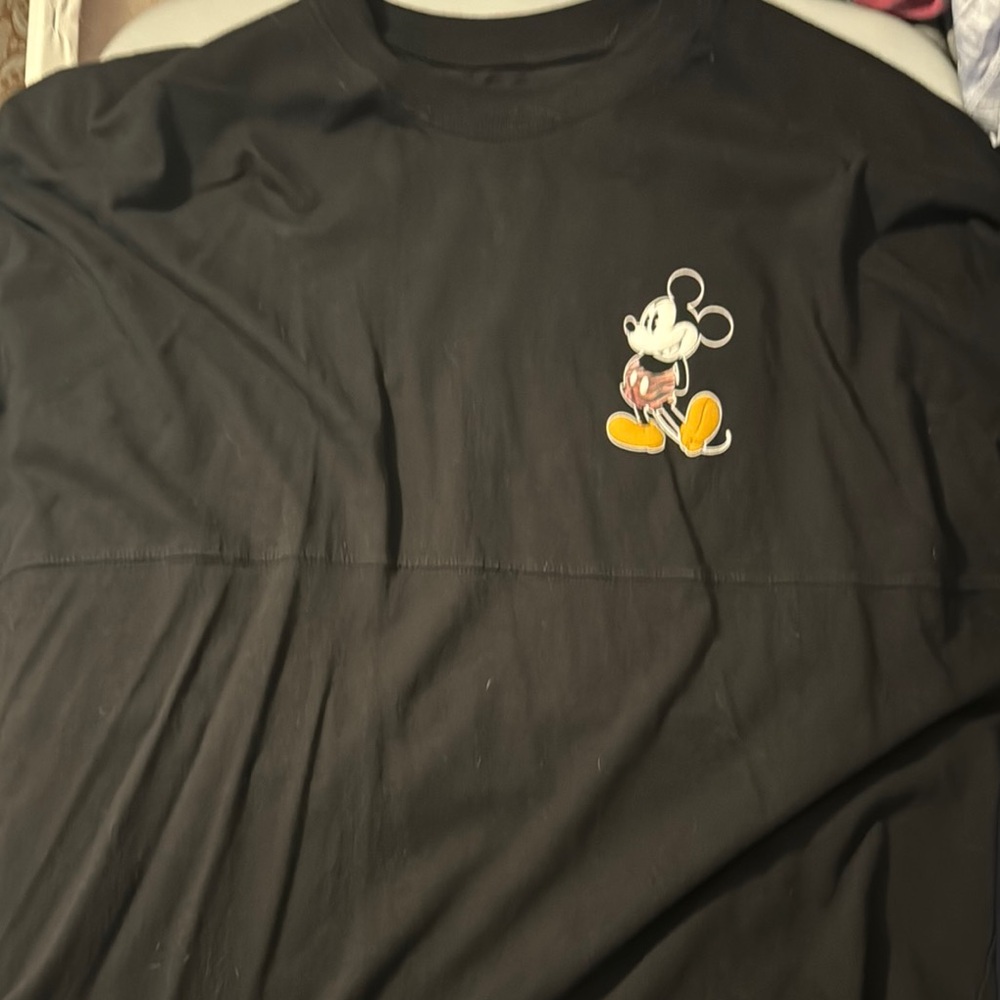 Disney light weight Black Animal Kingdom Spirit Jersey with Mickey Mouse Graphic